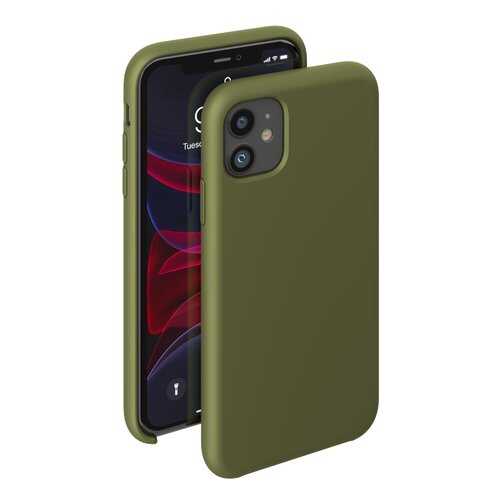 Чехол Deppa Liquid Silicone Case для Apple iPhone 11 Olive в Фианит-Ломбард