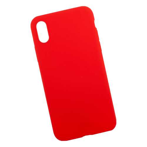 Чехол для iPhone X WK-2018 Liquid Silicone Phone Case (красный) в Фианит-Ломбард