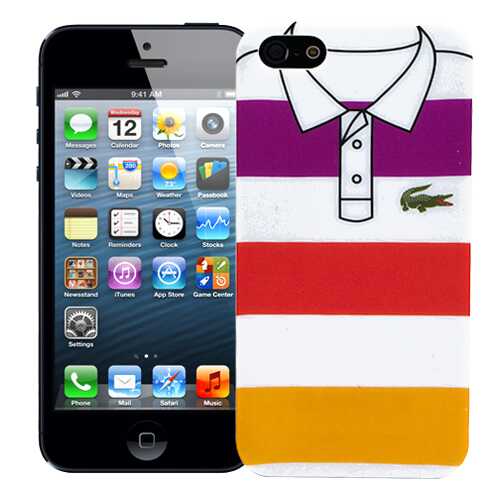 Чехол для смартфона KAWAI Sports shirt Purple, red, yellow stripes в Фианит-Ломбард