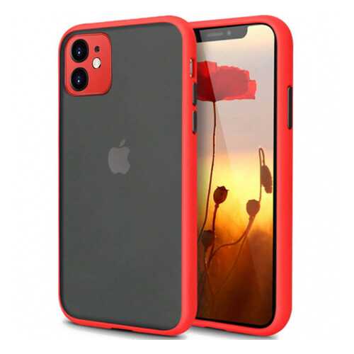 Чехол Epik для iPhone 11 с защитой камеры Red в Фианит-Ломбард