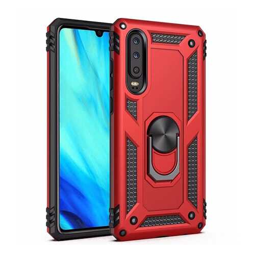 Чехол Epik Serge Ring для Huawei P30 Red в Фианит-Ломбард