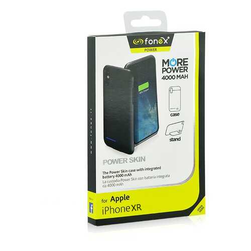 Чехол Fonex Power Skin 4000 mAh для iPhone XR Black в Фианит-Ломбард