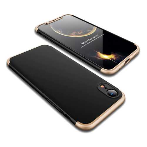 Чехол GKK LikGus для Apple iPhone XR (6.1) Black /Gold в Фианит-Ломбард