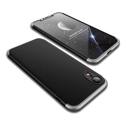 Чехол GKK LikGus для Apple iPhone XR Black/Silver в Фианит-Ломбард