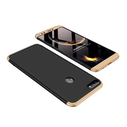 Чехол GKK LikGus для Huawei Honor 7A Pro/Y6 Prime 2018 Black/Gold в Фианит-Ломбард