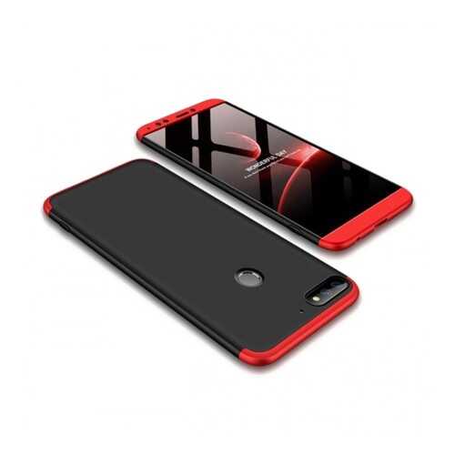 Чехол GKK LikGus для Huawei Y7 Prime (2018)/Honor 7C pro Black/Red в Фианит-Ломбард