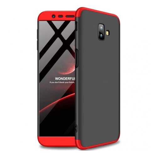 Чехол GKK LikGus для Samsung Galaxy J6+ (2018) (J610F) Black/Red в Фианит-Ломбард