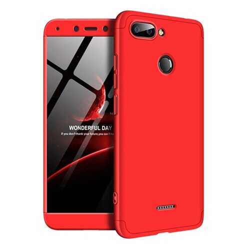 Чехол GKK LikGus для Xiaomi Redmi 6 Red в Фианит-Ломбард