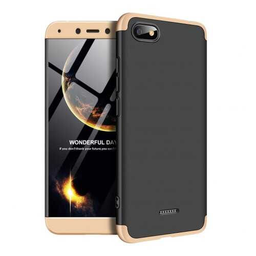 Чехол GKK LikGus для Xiaomi Redmi 6A Black/Gold в Фианит-Ломбард