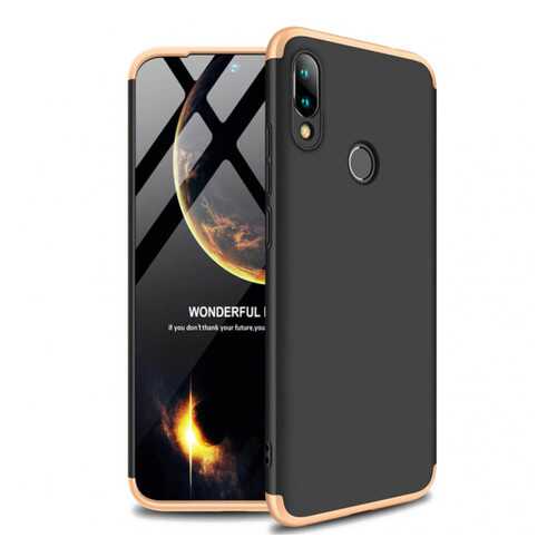 Чехол GKK LikGus для Xiaomi Redmi Note 7/Note 7 Pro/Note 7s Black/Gold в Фианит-Ломбард