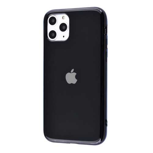 Чехол GLOSSY LOGO для Apple iPhone 11 Pro Black в Фианит-Ломбард