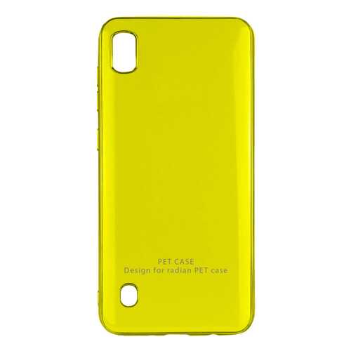 Чехол GLOSSY LOGO для Samsung Galaxy A10 (A105F) Yellow в Фианит-Ломбард