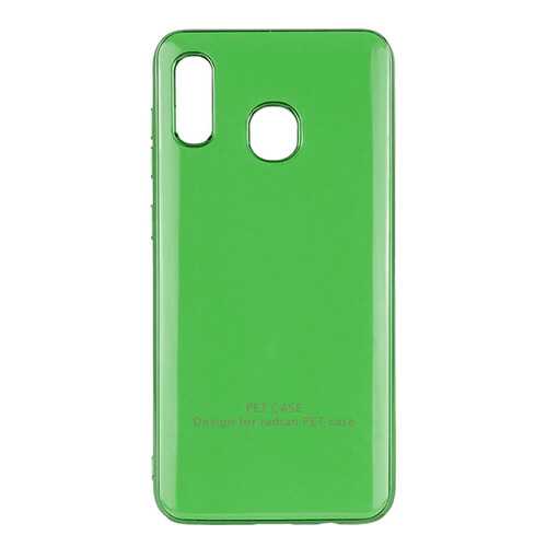 Чехол GLOSSY LOGO для Samsung Galaxy A20 / A30 Green в Фианит-Ломбард