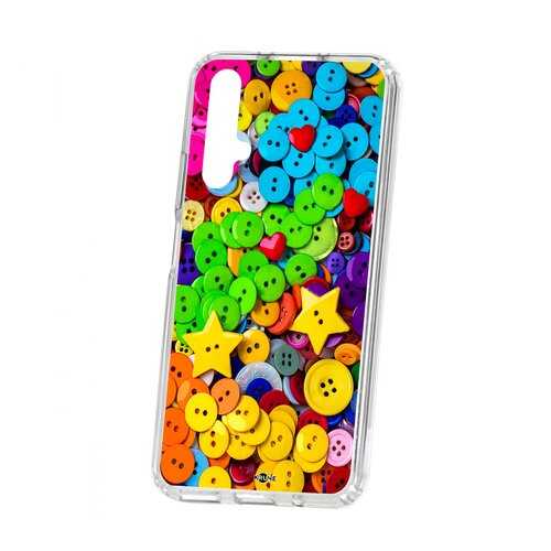Чехол Huawei Honor 20 Kruche Print Пуговки в Фианит-Ломбард