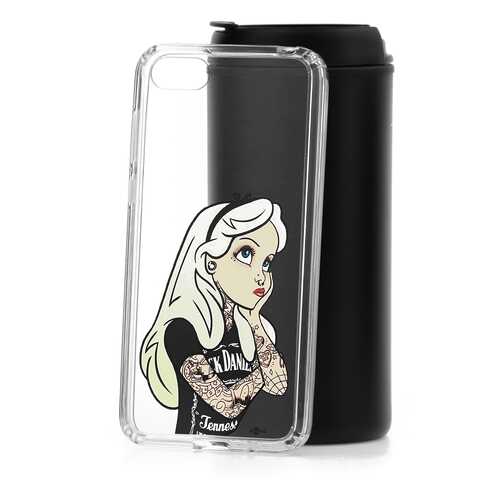 Чехол Huawei Honor 7A Kruche Print Tattoo Girl в Фианит-Ломбард
