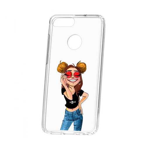 Чехол Huawei Honor 9 Lite Kruche Print Smiling в Фианит-Ломбард