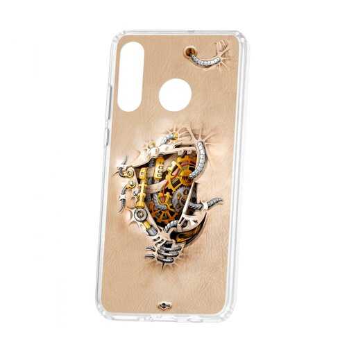Чехол Huawei P30 Lite Kruche Print Механизм в Фианит-Ломбард