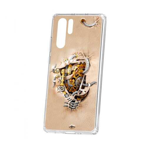 Чехол Huawei P30 Pro Kruche Print Механизм в Фианит-Ломбард