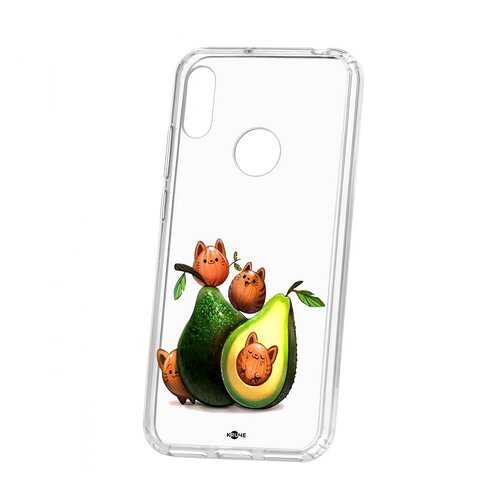 Чехол Huawei Y6 2019 Kruche Print Авокотики в Фианит-Ломбард