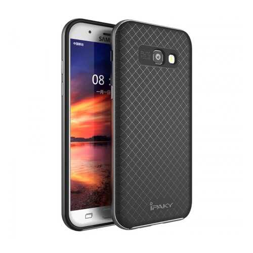 Чехол iPaky +PC для Samsung A320 Galaxy A3 (2017) Black/Grey в Фианит-Ломбард