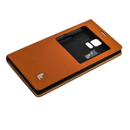 Чехол Jisoncase для Samsung S5 I9500 Brown в Фианит-Ломбард