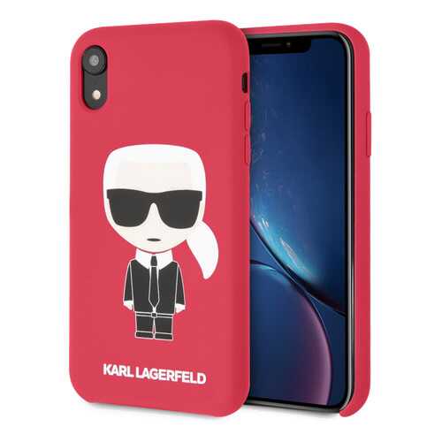 Чехол Karl Lagerfeld Liquid Iconic (KLHCI61SLFKRE) для iPhone XR (Red) в Фианит-Ломбард