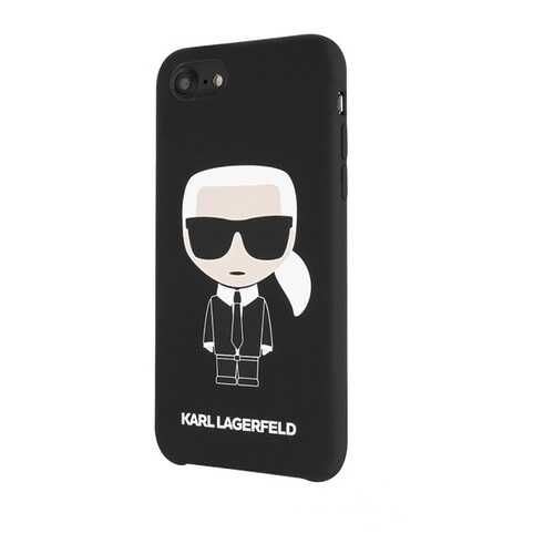 Чехол Karl Lagerfeld Liquid Iconic (KLHCI8SLFKBK) для iPhone 7/8/SE 2020 (Black) в Фианит-Ломбард