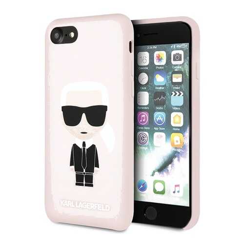 Чехол Karl Lagerfeld Liquid Iconic (KLHCI8SLFKPI) для iPhone 7/8/SE 2020 (Pink) в Фианит-Ломбард