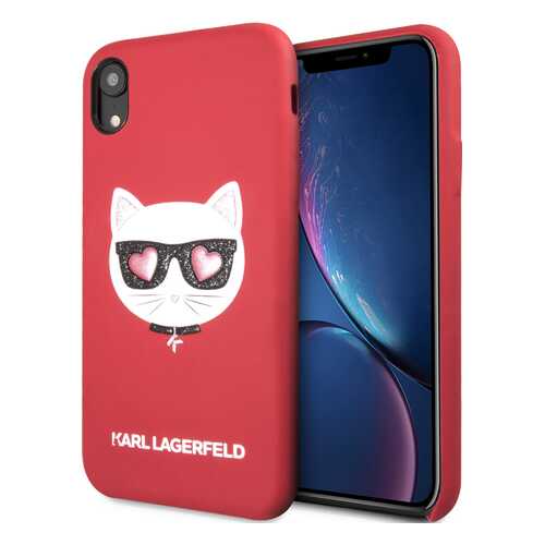 Чехол Karl Lagerfeld PU Leather Choupette (KLHCI61GLRE) для iPhone XR (Red) в Фианит-Ломбард