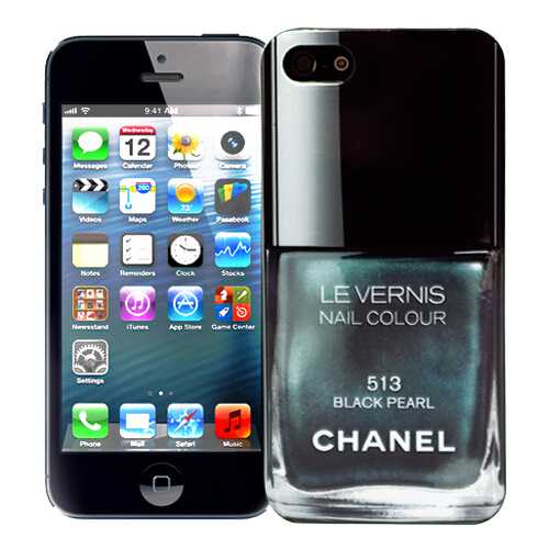 Чехол KAWAI для iPhone 5/5s Black pearl - 513 в Фианит-Ломбард