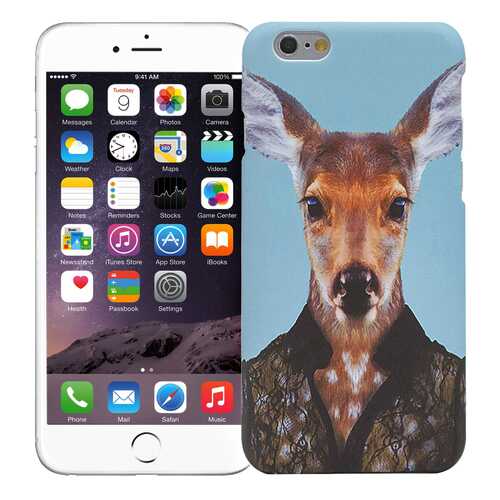 Чехол KAWAI для iPhone 6/6s Олень в костюме в Фианит-Ломбард