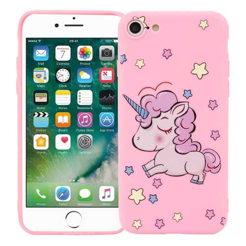 Чехол KAWAI для iPhone 7/8Единорожка в Фианит-Ломбард