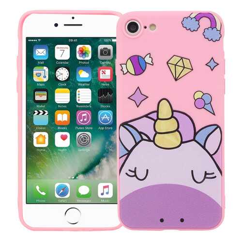Чехол KAWAI для iPhone 7/8Спящий единорог в Фианит-Ломбард