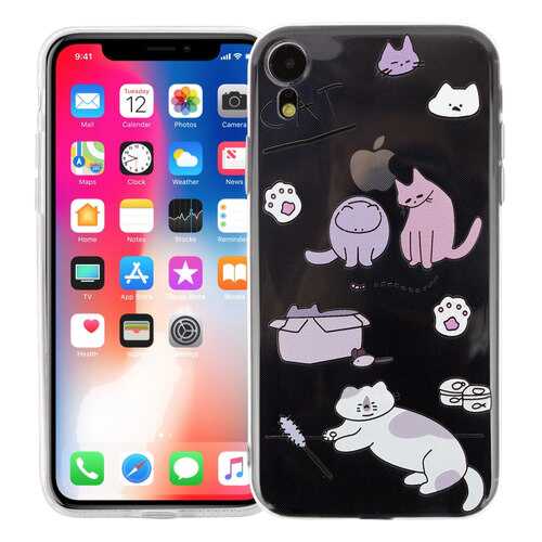 Чехол KAWAI для iPhone XR Cat в Фианит-Ломбард