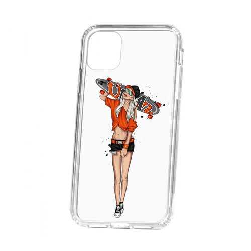 Чехол Kruche Apple iPhone 11 Print Лонгборд в Фианит-Ломбард