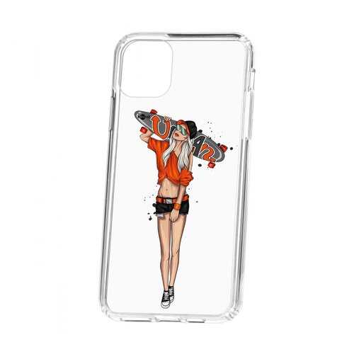 Чехол Kruche Apple iPhone 11 Pro Max Print Лонгборд в Фианит-Ломбард