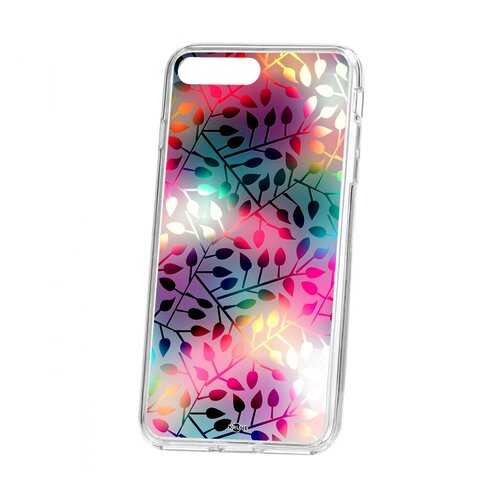 Чехол Kruche Apple iPhone 7 Plus Print Цветные листья в Фианит-Ломбард