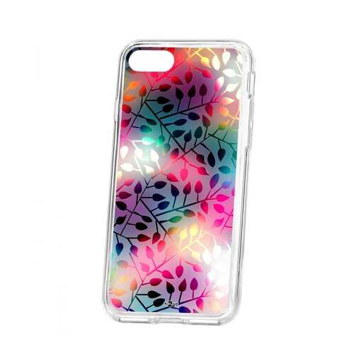 Чехол Kruche Apple iPhone 7 Print Цветные листья в Фианит-Ломбард