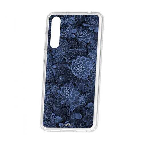 Чехол Kruche для Huawei P20 Pro (Plus) Print Каменная роза в Фианит-Ломбард