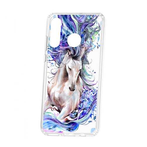 Чехол Kruche для Huawei P30 Lite Print Грация в Фианит-Ломбард