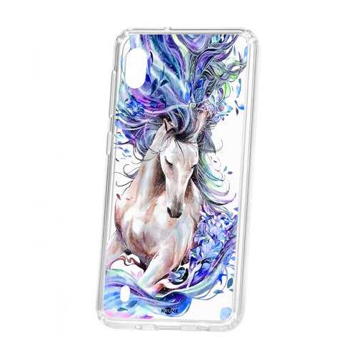 Чехол Kruche для Samsung Galaxy A10 2019 Print Грация в Фианит-Ломбард