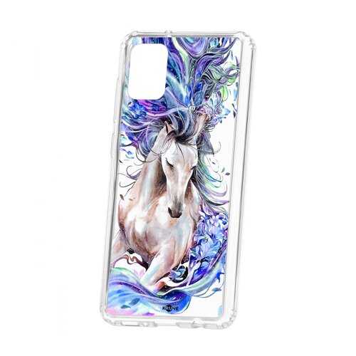 Чехол Kruche для Samsung Galaxy A21S Print Грация в Фианит-Ломбард