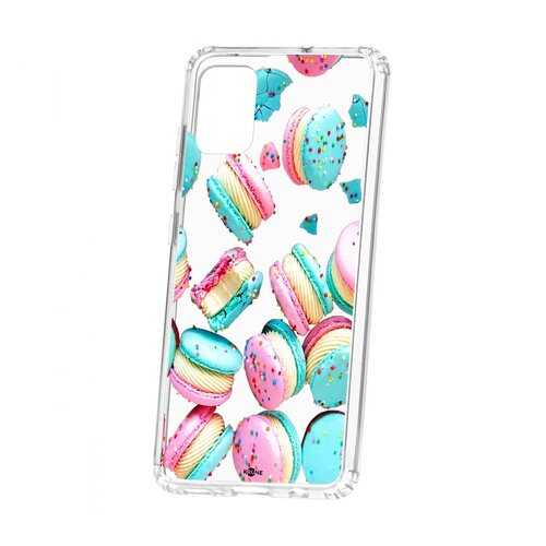 Чехол Kruche для Samsung Galaxy A51 Print Макарон в Фианит-Ломбард