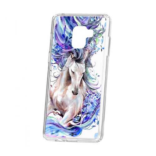 Чехол Kruche для Samsung Galaxy A8+ 2018 (A730) Print Грация в Фианит-Ломбард