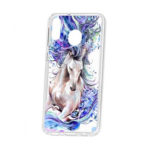 Чехол Kruche для Samsung Galaxy M20 Print Грация в Фианит-Ломбард