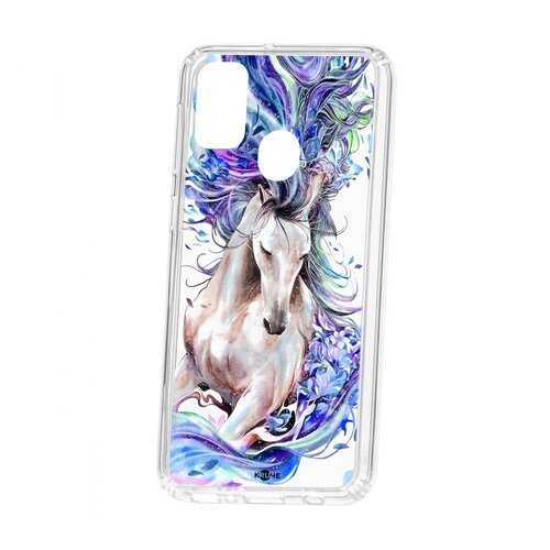 Чехол Kruche для Samsung Galaxy M30S Print Грация в Фианит-Ломбард