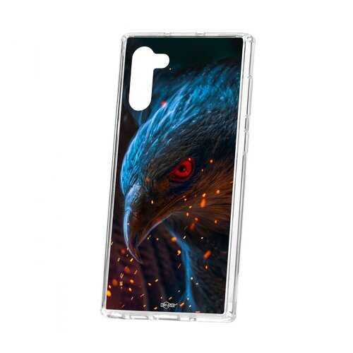 Чехол Kruche для Samsung Galaxy Note 10 Print Орел в Фианит-Ломбард
