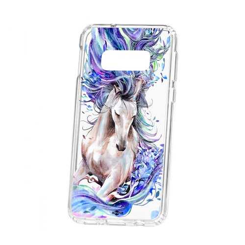 Чехол Kruche для Samsung Galaxy S10e Print Грация в Фианит-Ломбард