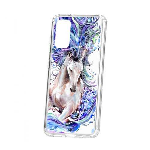 Чехол Kruche для Samsung Galaxy S20 Print Грация в Фианит-Ломбард