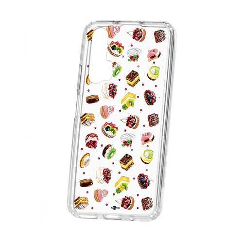 Чехол Kruche Huawei Honor 20 Pro Print Cake в Фианит-Ломбард